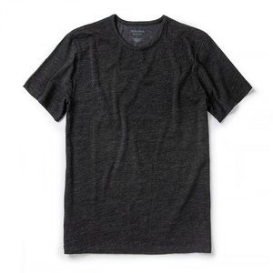 Taylor Stitch The Merino Tee in Heather Black Size Large 42